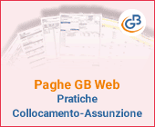 Paghe GB Web: Pratiche Collocamento-Assunzione