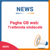 Paghe GB web: Trattenuta sindacale