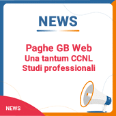 Paghe GB Web: una tantum CCNL Studi professionali