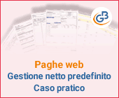 Paghe web: Gestione netto predefinito – Caso pratico