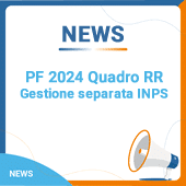 PF 2024 Quadro RR: gestione separata INPS