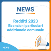 Redditi 2023: esenzioni particolari addizionale comunale