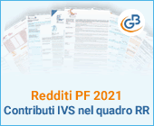 Redditi PF 2021: contributi IVS nel quadro RR