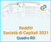 Redditi Società di Capitali 2021: Quadro RO