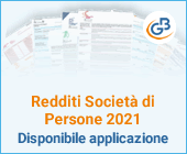 Redditi Società di Persone 2021: disponibile applicazione