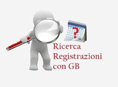 Ricerca le tue registrazioni per DATA di SALVATAGGIO