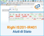 Righi IS201 – RS401: aiuti di Stato