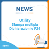 Utility: Stampa multipla Dichiarazioni e F24