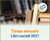 Tassa annuale libri sociali 2021