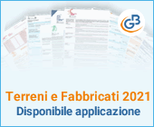 Terreni e Fabbricati 2021: disponibile applicazione