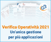 Verifica Operatività 2021: un’unica gestione per più applicazioni